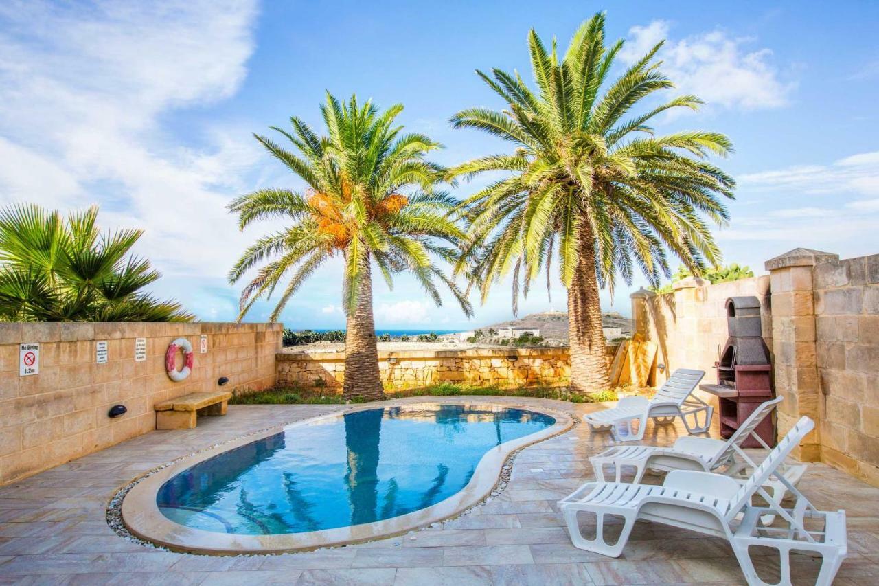 Il-Palma Holiday Farmhouse With Sunny Private Pool In Island Of Gozo Għarb Eksteriør billede
